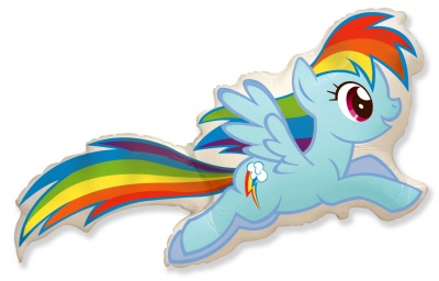 My Little Pony Rainbow Dash 40'' Super Shape Foil Balloon